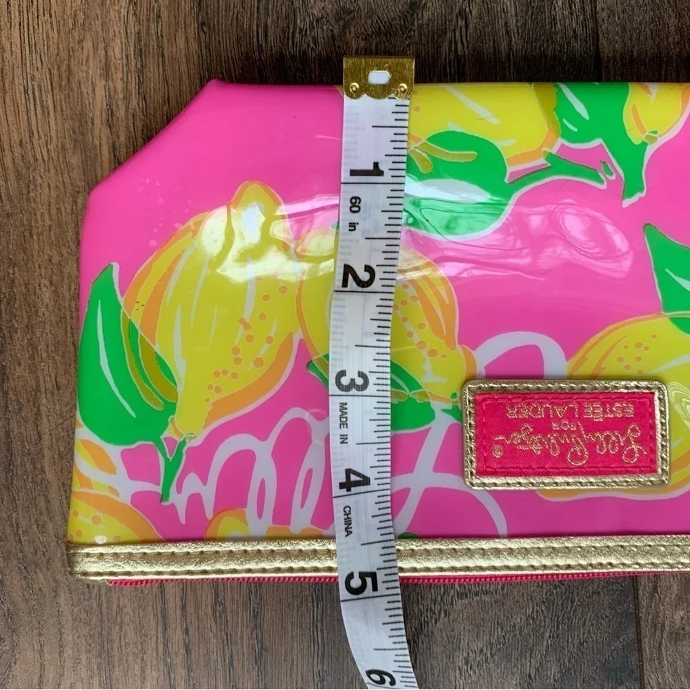 Lilly Pulitzer For Estee Lauder Lemon Cosmetic Bag